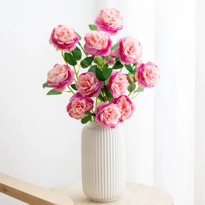 65cm Artificial Flower Peony Bouquet 3 Head  