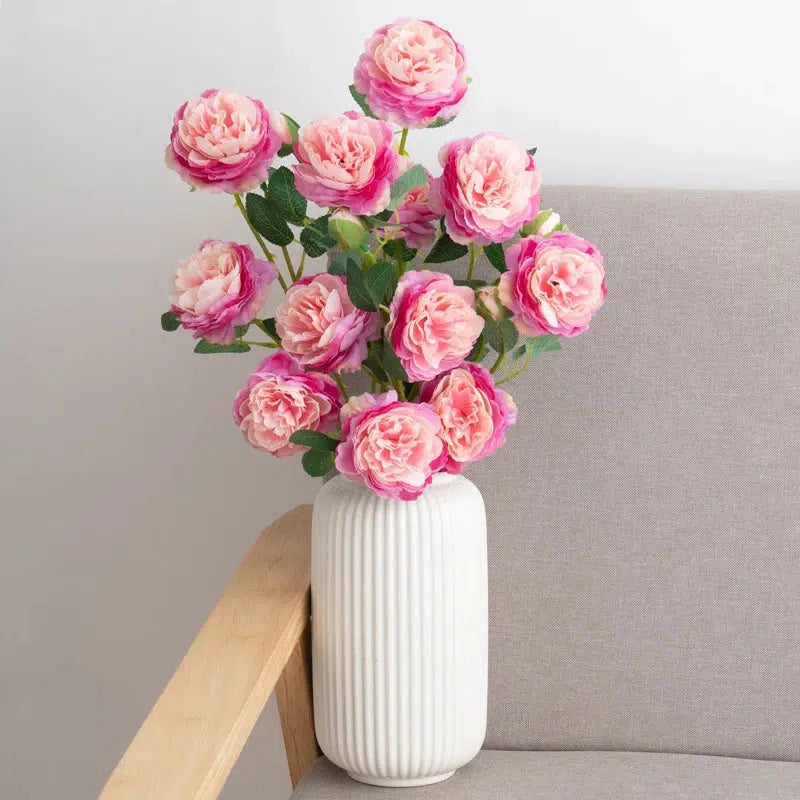 65cm Artificial Flower Peony Bouquet 3 Head  