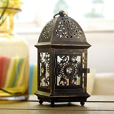 Decor Metal Wall Hanging Candle Holders Glass  