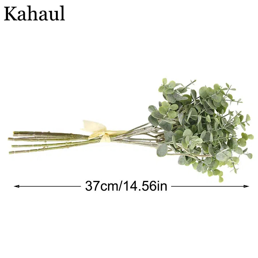 6pcs bunch artificial eucalyptus bouquet  