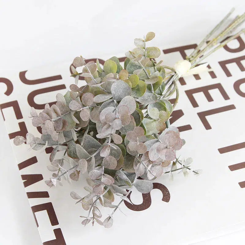 6pcs bunch artificial eucalyptus bouquet  