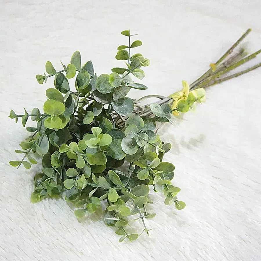 6pcs bunch artificial flowers eucalyptus  