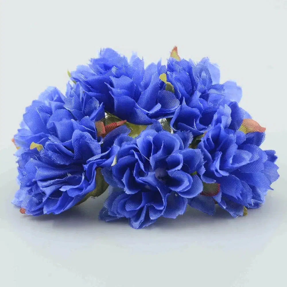 6pcs/lot 3.5cm Silk Mini Rose Artificial Flowers Heads Bouquet  