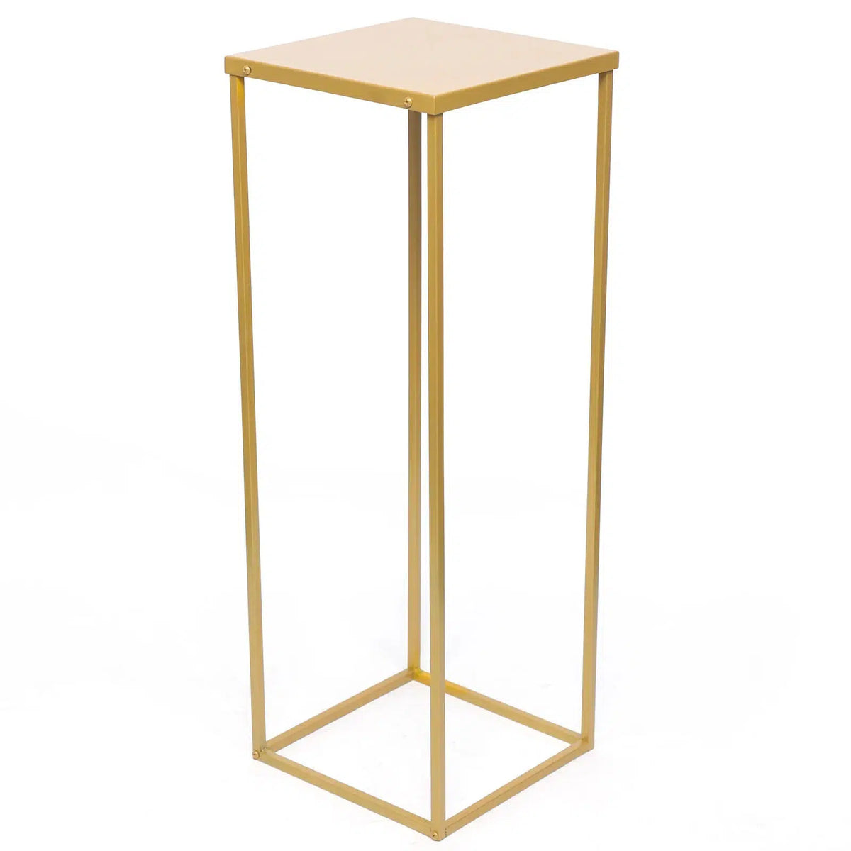 70CM Gold Metal Wedding Flower Stand Rectangular  