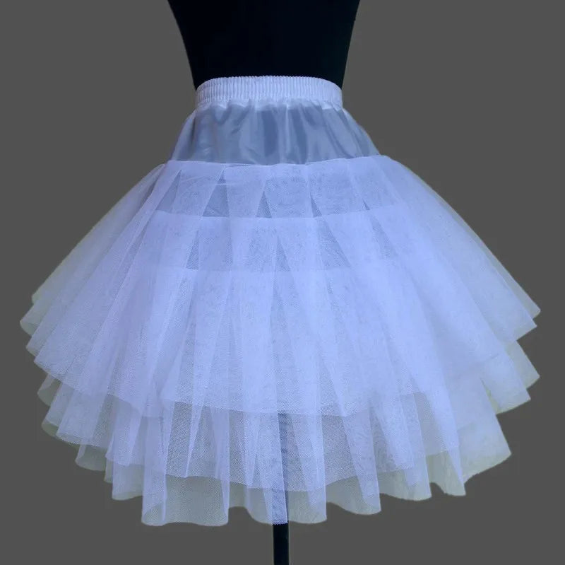 A-line 3 Hoops Children Kid Dress Bridal Petticoat Crinoline Underskirt  