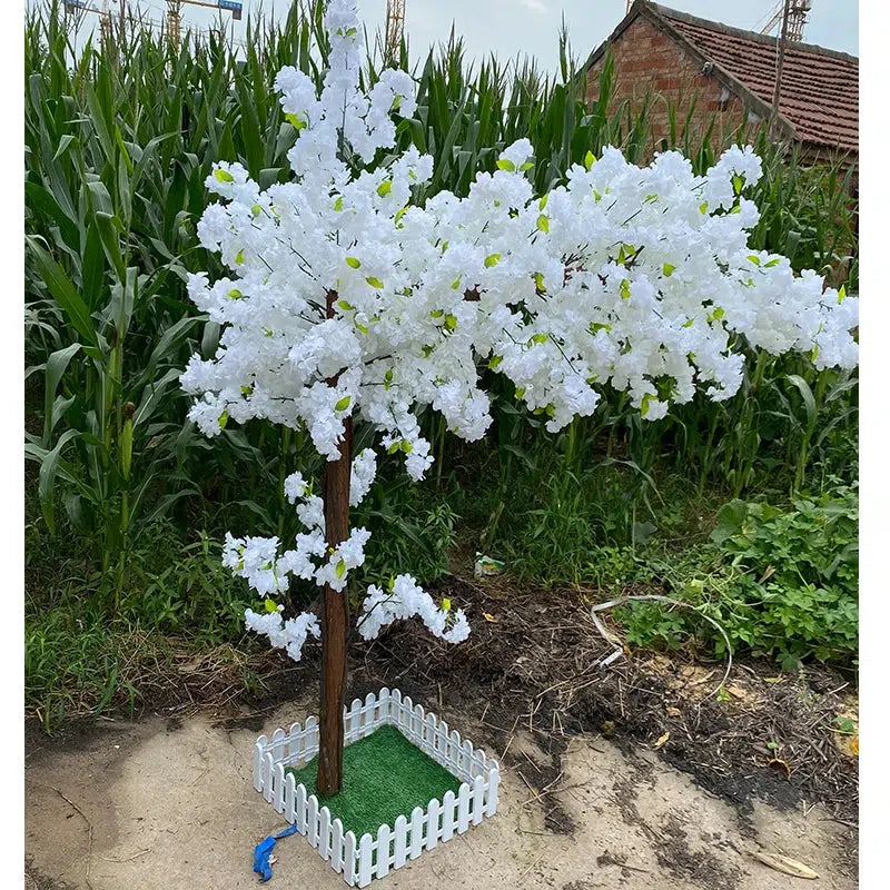 Artificial Cherry Tree Plant Wedding Decoration Peach Tree  