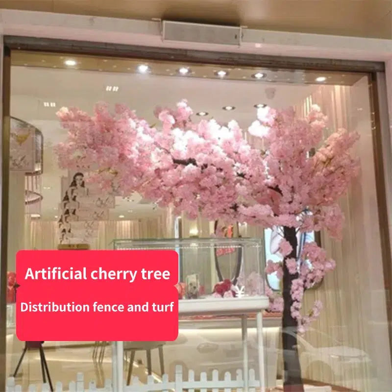 Artificial Cherry Tree Plant Wedding Decoration Peach Tree  