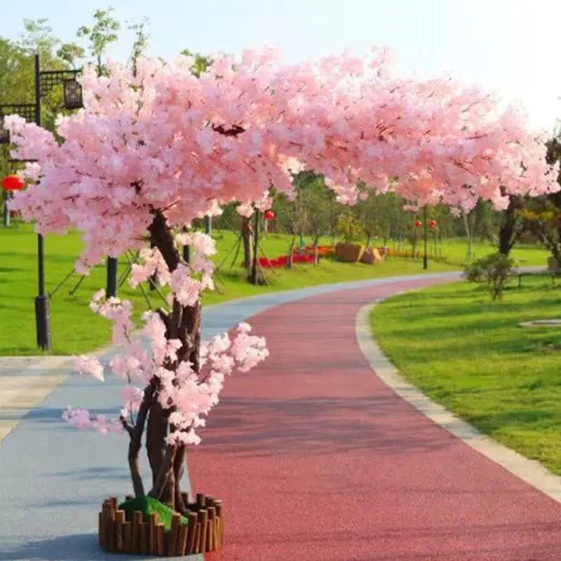 Artificial Cherry Tree Plant Wedding Decoration Peach Tree  