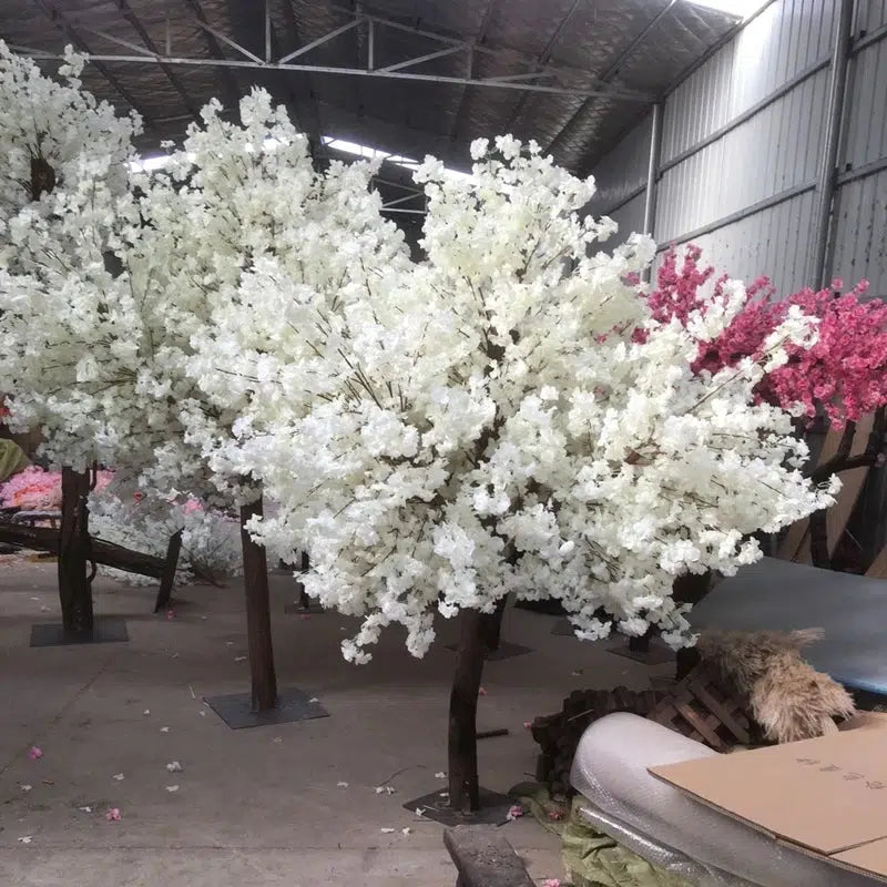 Artificial Cherry Tree Plant Wedding Decoration Peach Tree  