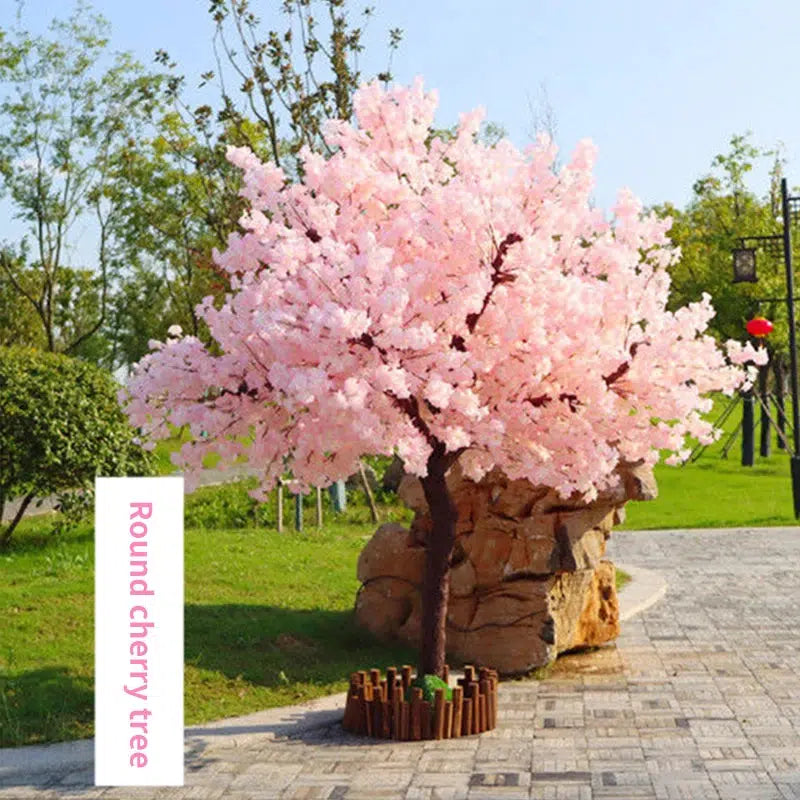 Artificial Cherry Tree Plant Wedding Decoration Peach Tree  