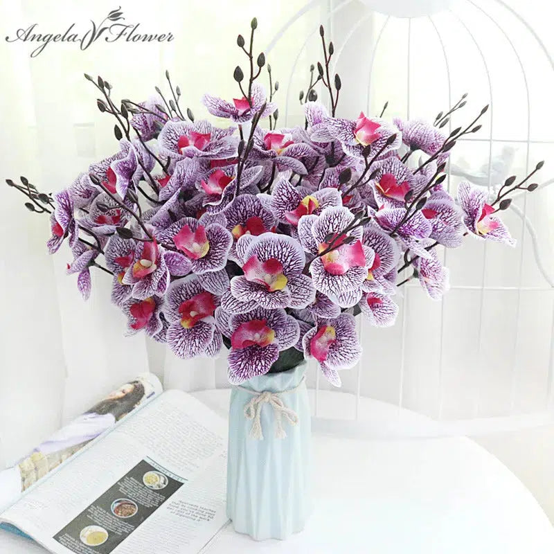 Artificial Flower Bouquet Phalaenopsis Dancing Orchid  