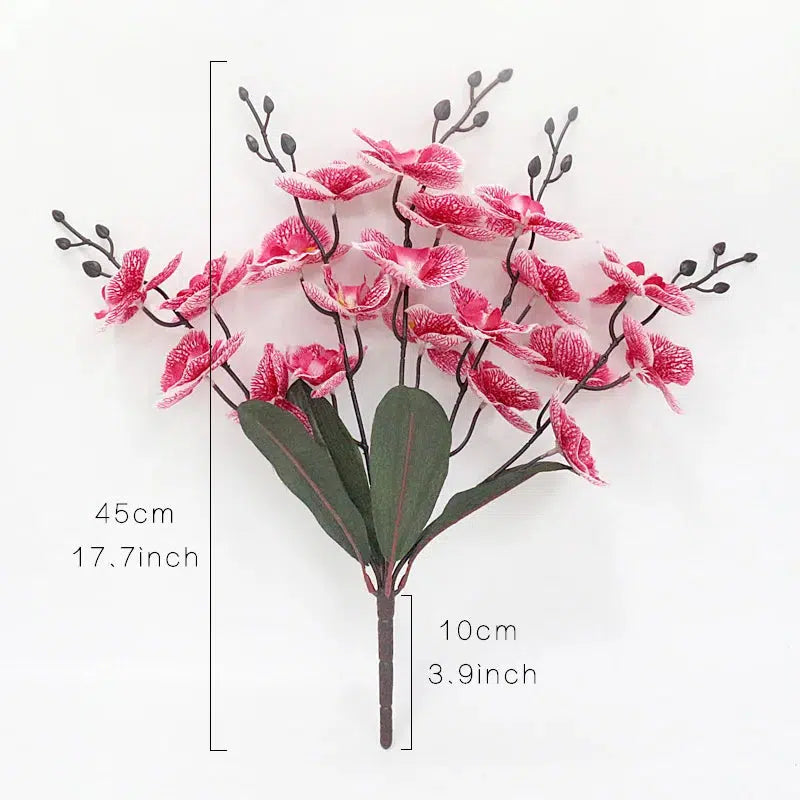 Artificial Flower Bouquet Phalaenopsis Dancing Orchid  