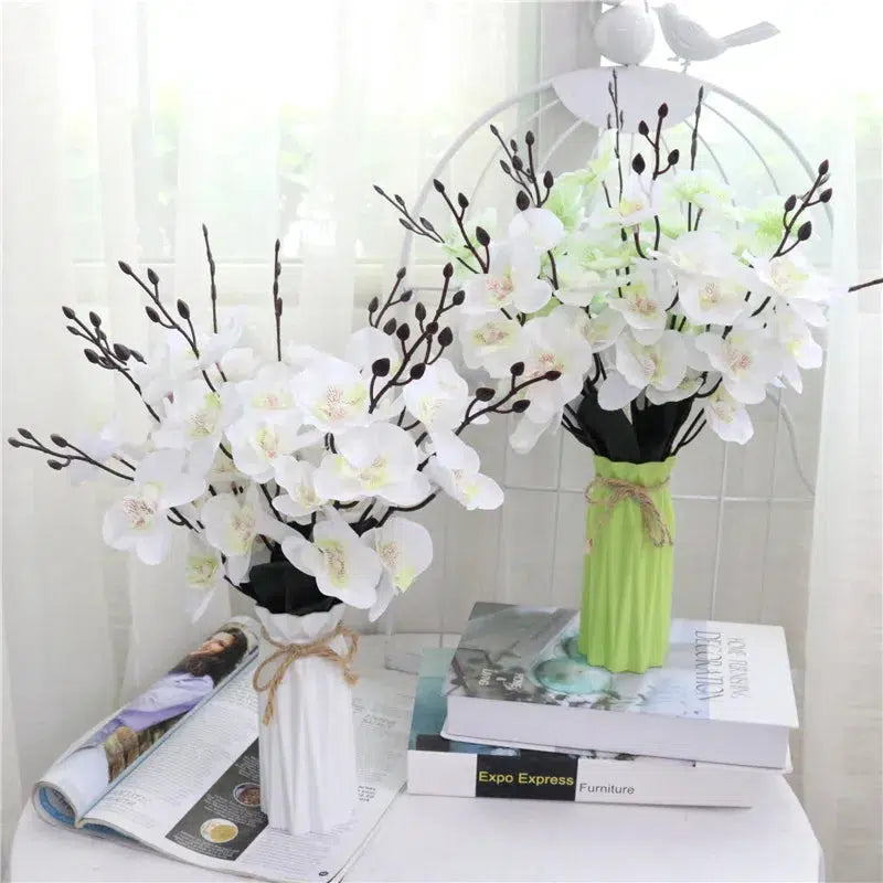 Artificial Flower Bouquet Phalaenopsis Dancing Orchid  