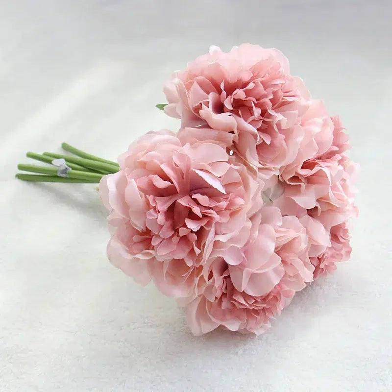 Artificial Flower Silk Peony Wedding Bouquet Decor  