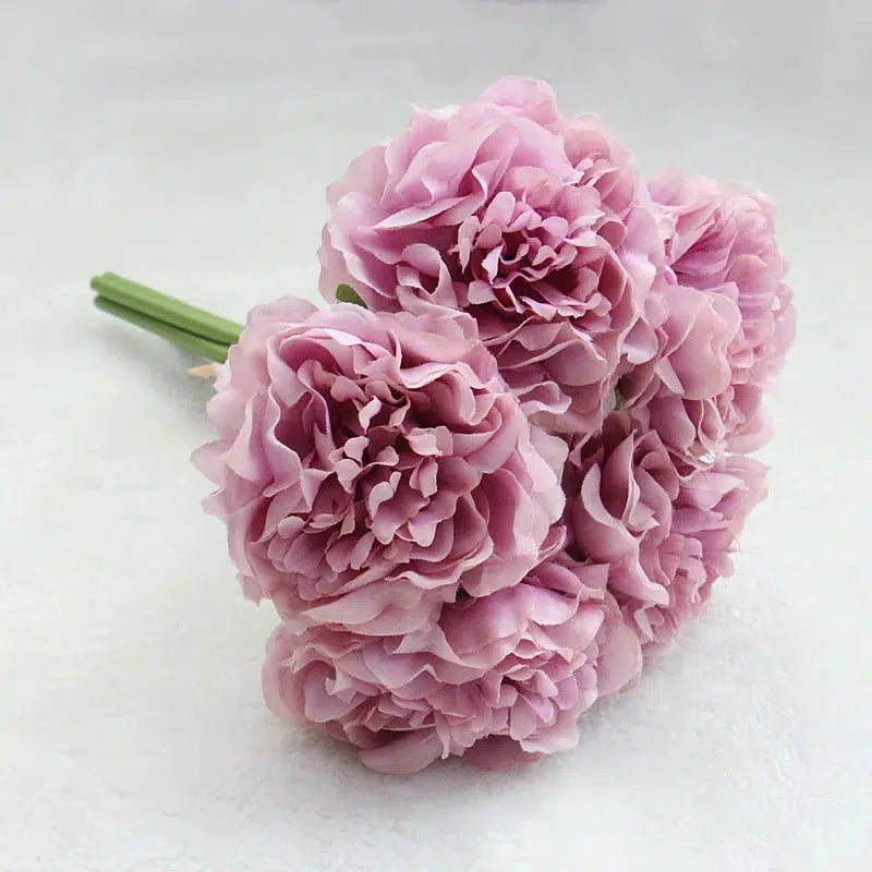 Artificial Flower Silk Peony Wedding Bouquet Decor  