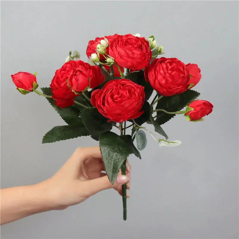 Artificial flowers for decoration Rose Peony Silk  