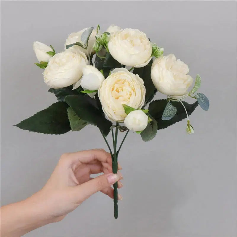 Artificial flowers for decoration Rose Peony Silk  