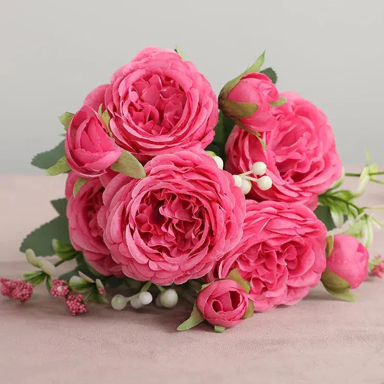 Artificial flowers for decoration Rose Peony Silk  