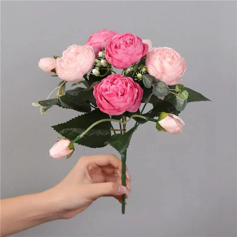 Artificial flowers for decoration Rose Peony Silk  