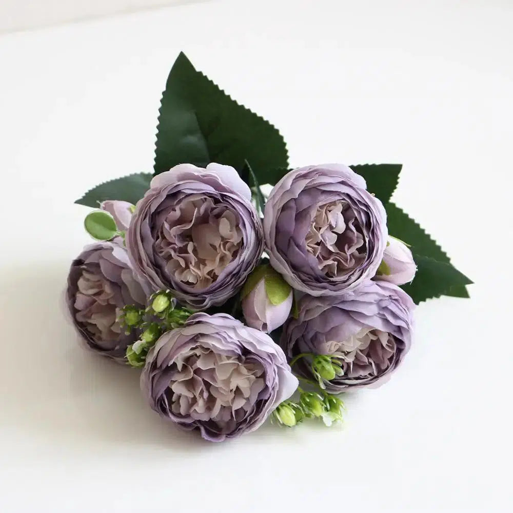 Artificial flowers for decoration Rose Peony Silk  