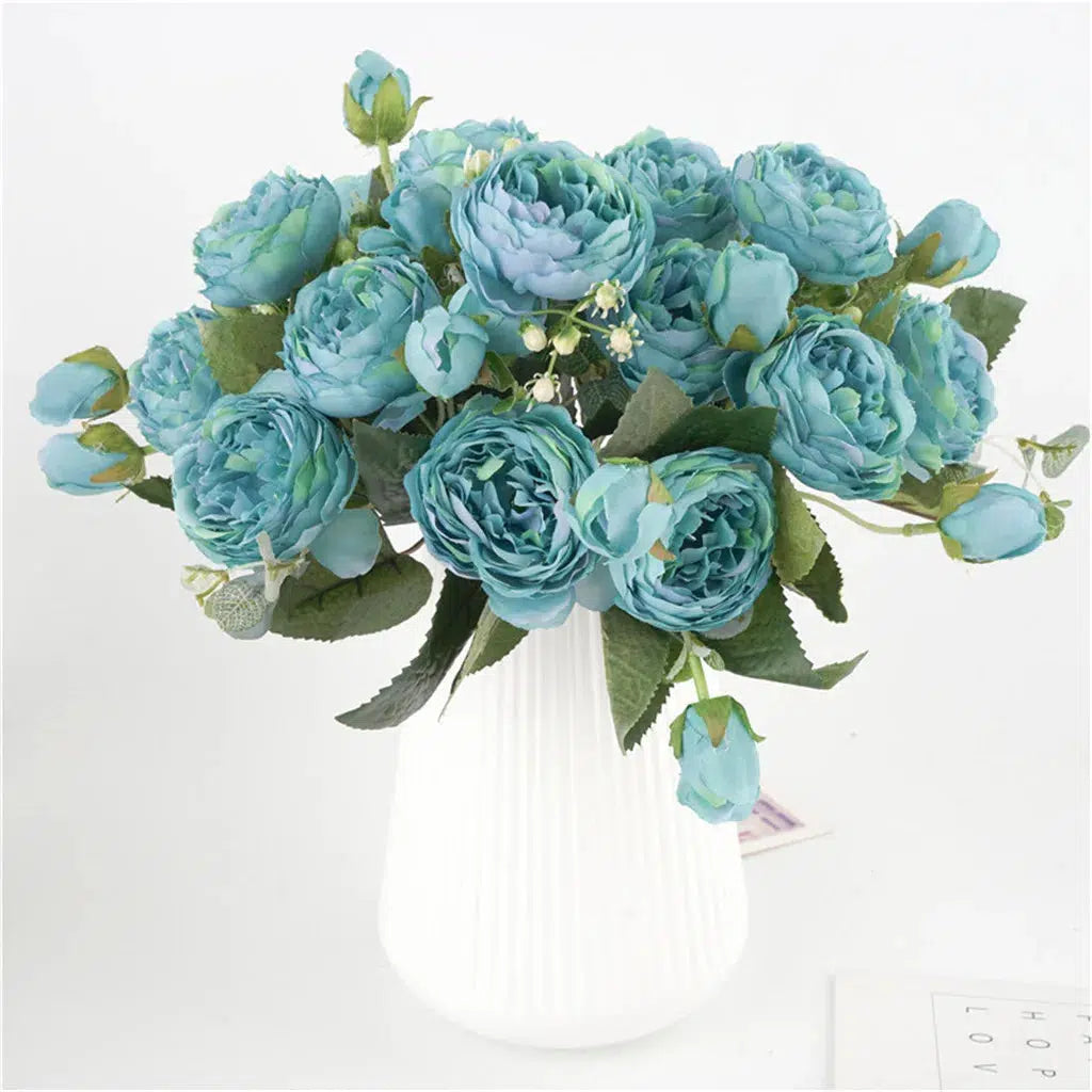 Artificial flowers for decoration Rose Peony Silk  