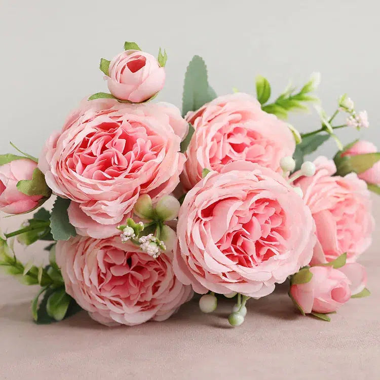 Artificial flowers for decoration Rose Peony Silk-