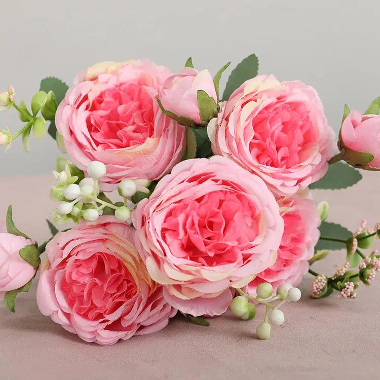 Artificial flowers for decoration Rose Peony Silk-