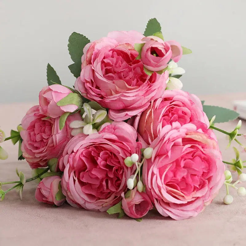 Artificial flowers for decoration Rose Peony Silk-