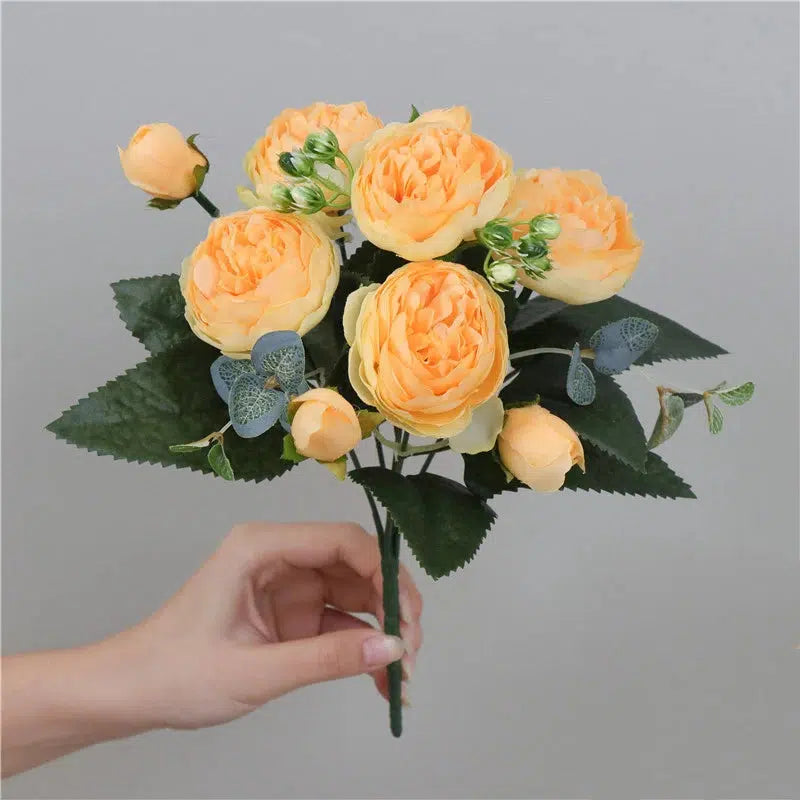 Artificial flowers for decoration Rose Peony Silk  