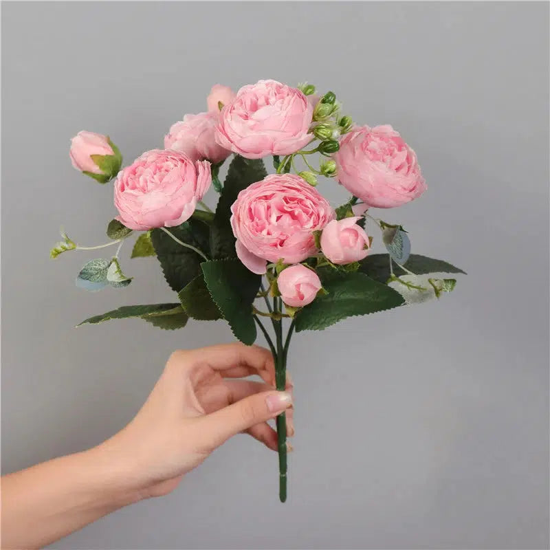 Artificial flowers for decoration Rose Peony Silk  