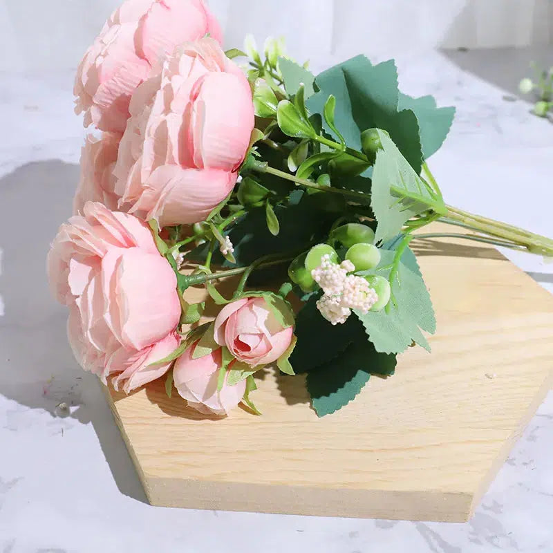 Best Selling Beautiful Rose Peony Artificial Silk Flowers  