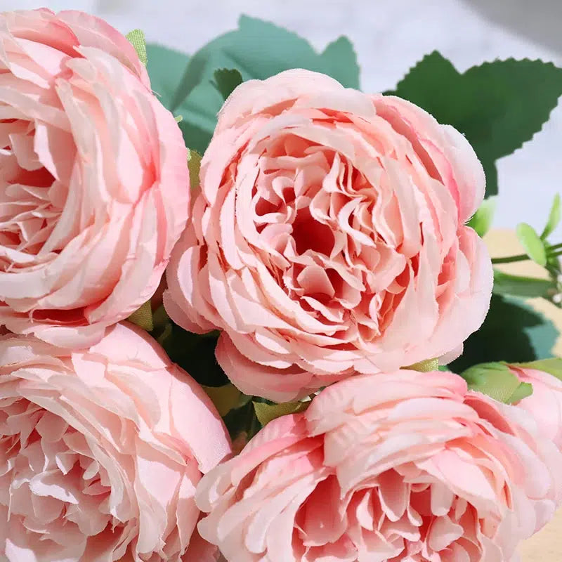 Best Selling Beautiful Rose Peony Artificial Silk Flowers  