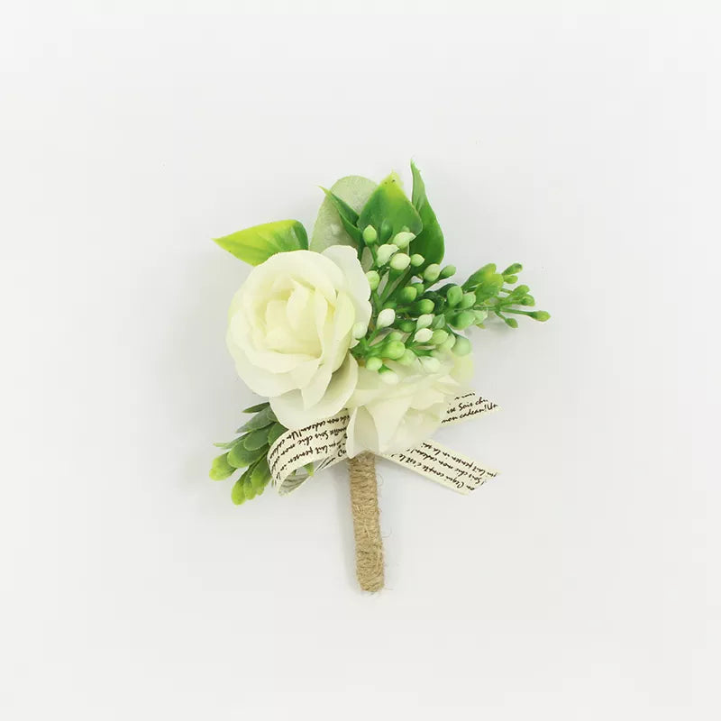 Boutonnieres Buttonhole Rose Brooch & Wedding Corsages  