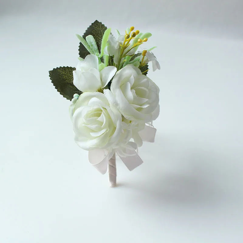 Boutonnieres Buttonhole Rose Brooch & Wedding Corsages  