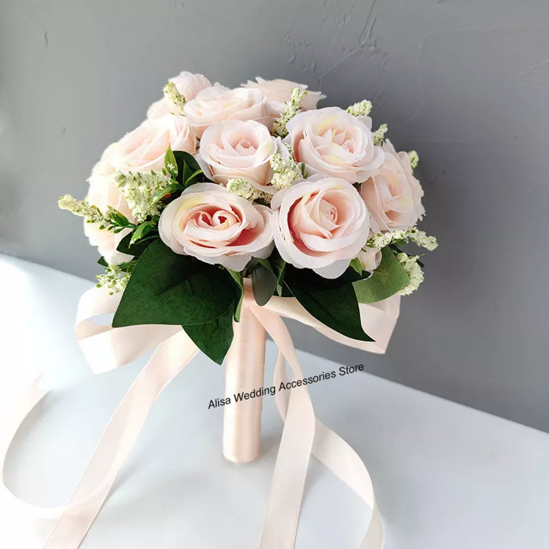 Bridal Bridesmaid Wedding Bouquet Boutonniere  