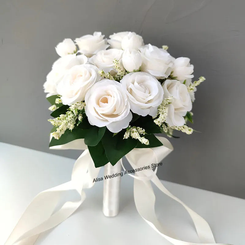 Bridal Bridesmaid Wedding Bouquet Boutonniere  