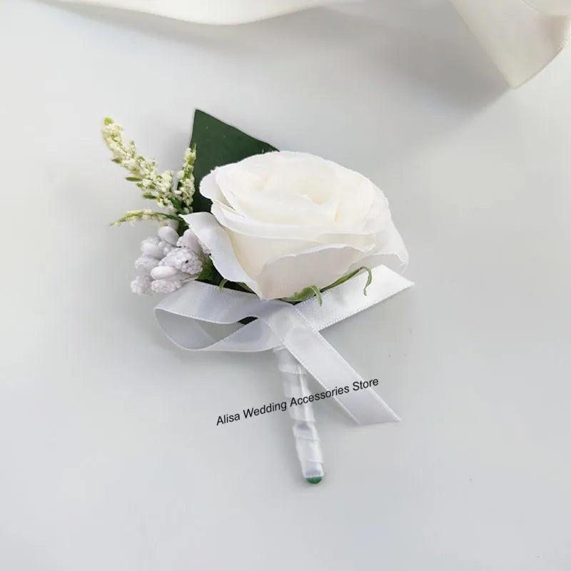 Bridal Bridesmaid Wedding Bouquet Boutonniere  