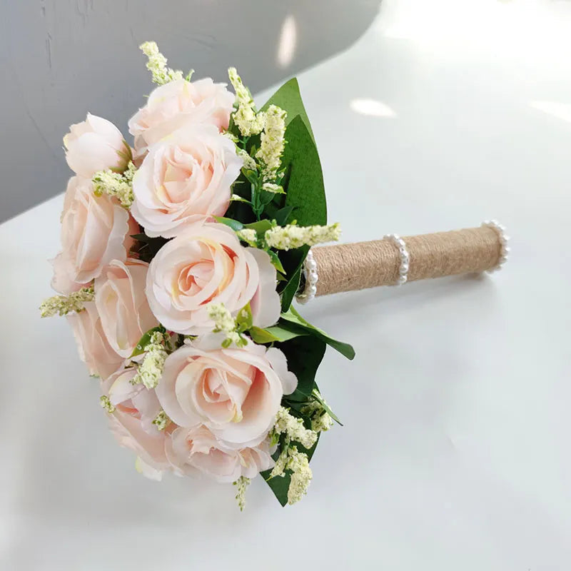 Bridal Bridesmaid Wedding Bouquet Boutonniere  