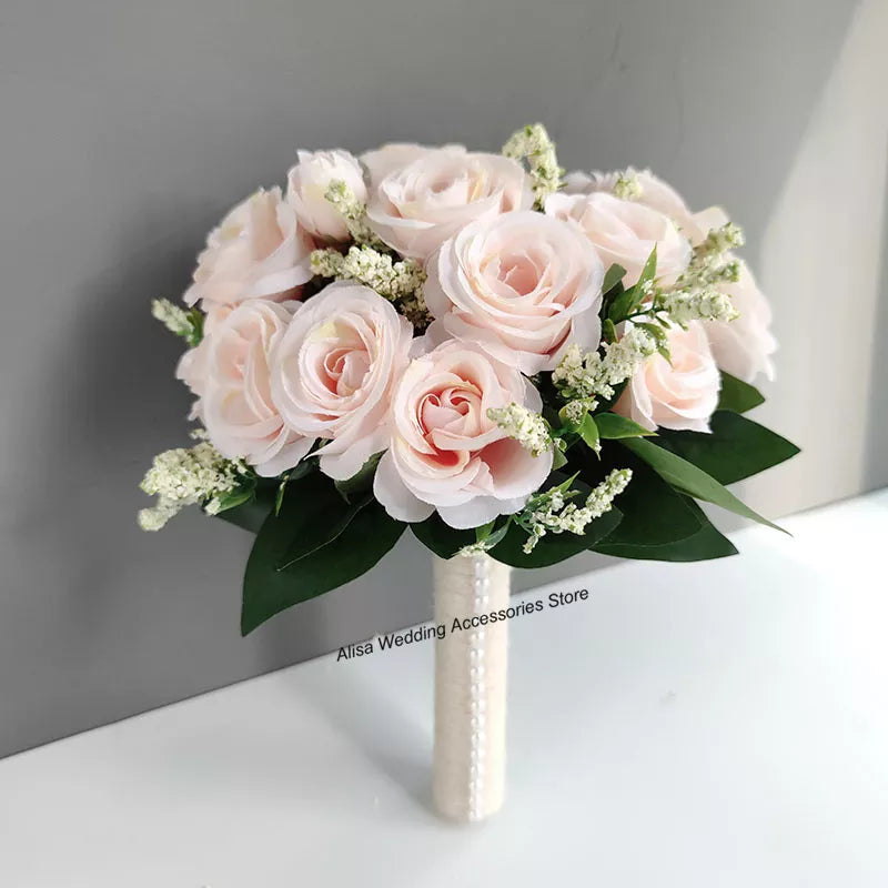 Bridal Bridesmaid Wedding Bouquet Boutonniere  