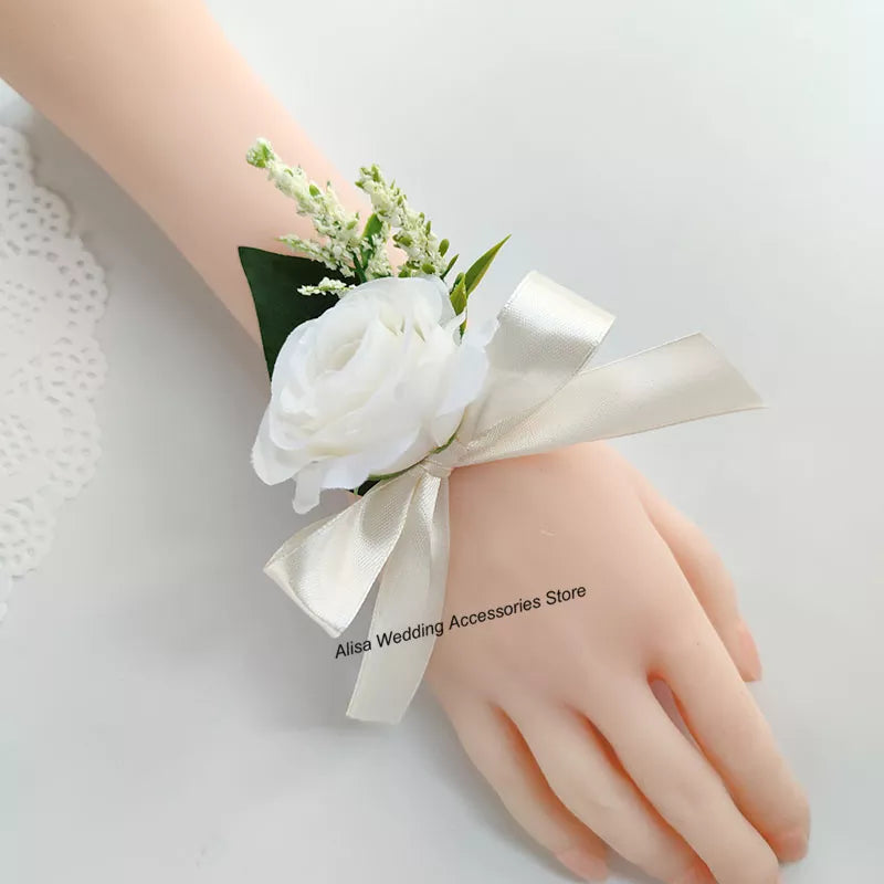 Bridal Bridesmaid Wedding Bouquet Boutonniere  