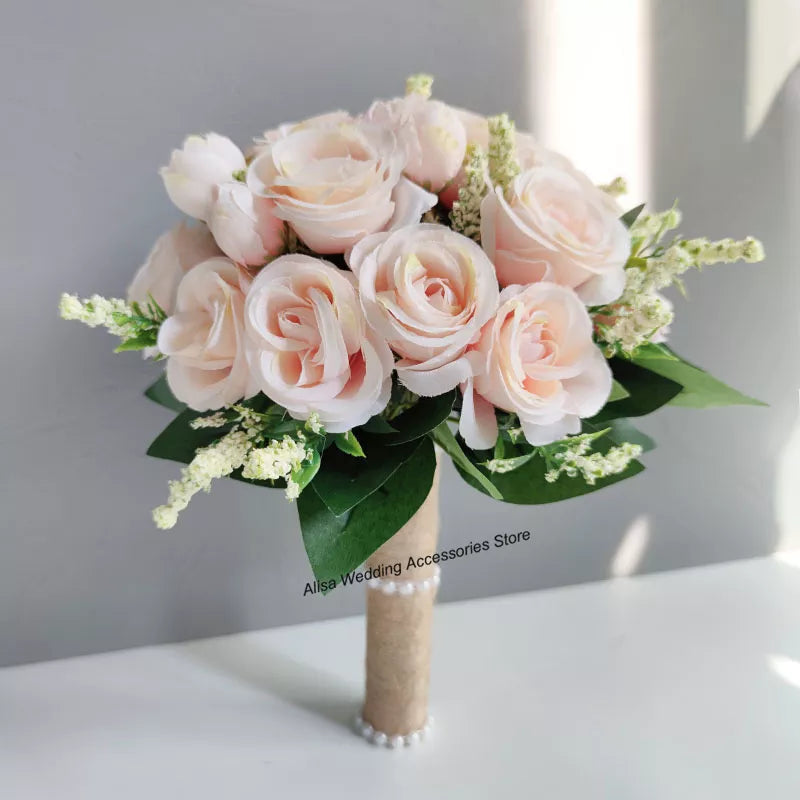 Bridal Bridesmaid Wedding Bouquet Boutonniere  