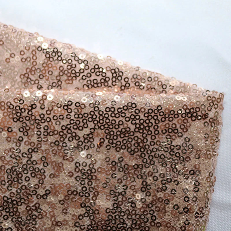 Rose gold Round Sequin Tablecloth  