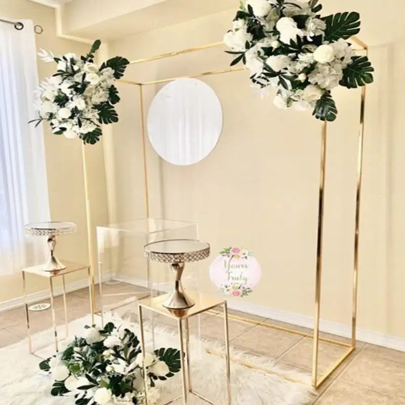 Backdrop Frame, Metal Wedding Arch, Welcome Sign Stand, outlet Hanging Acrylic Plate Stand