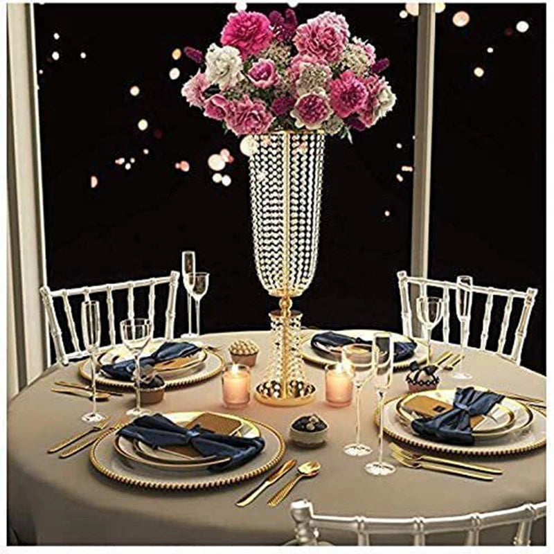 Acrylic Imitation Crystal Wedding Centrepiece 10Pcs  