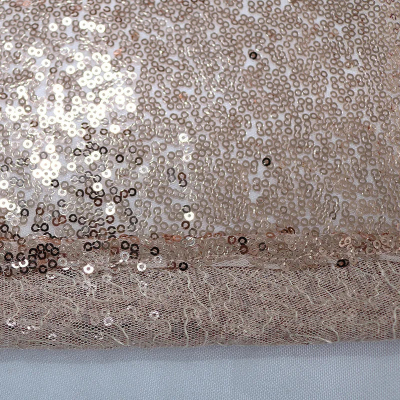 Rose gold Round Sequin Tablecloth  