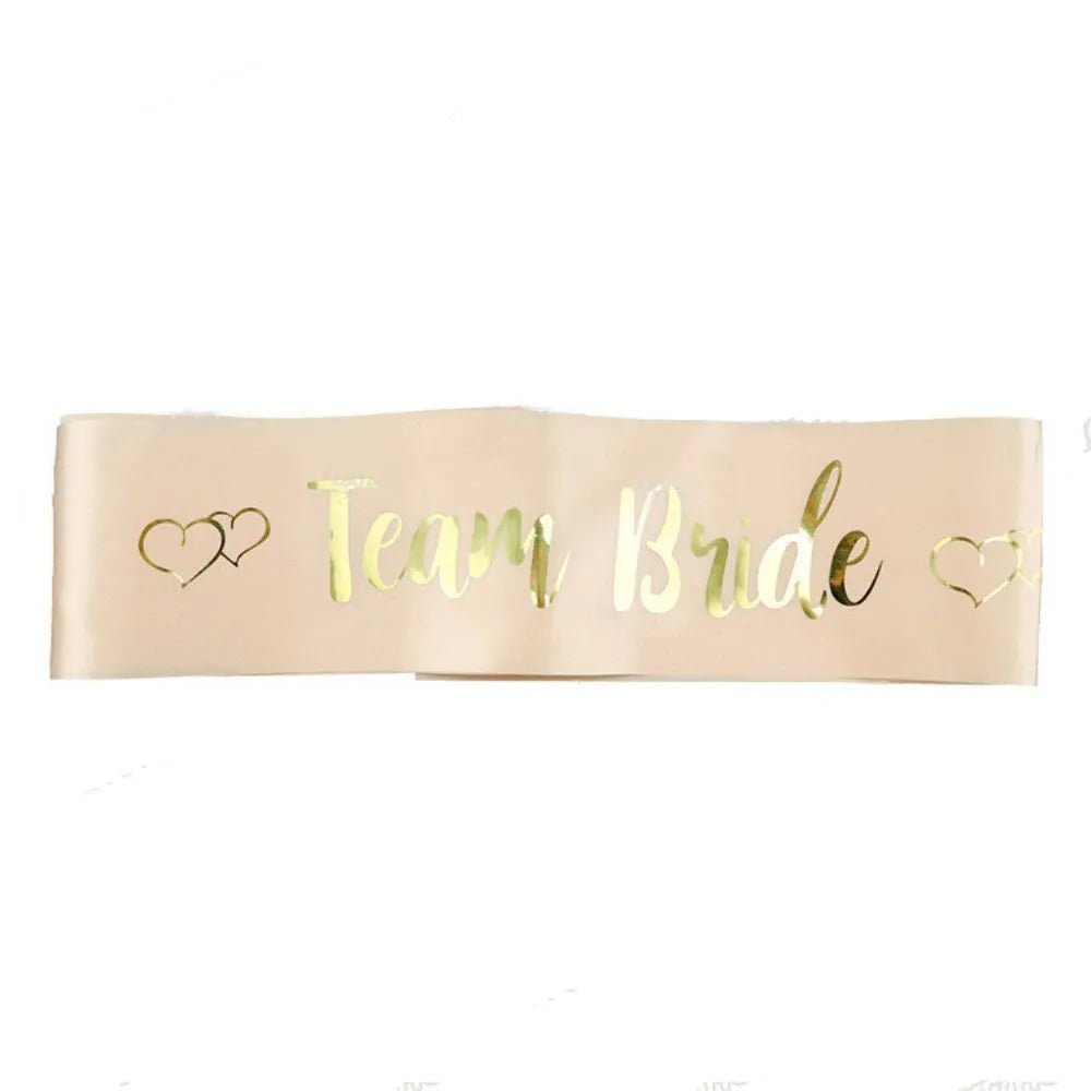 Team Bride To Be Satin Sash Hen Night Party Bachelorette  