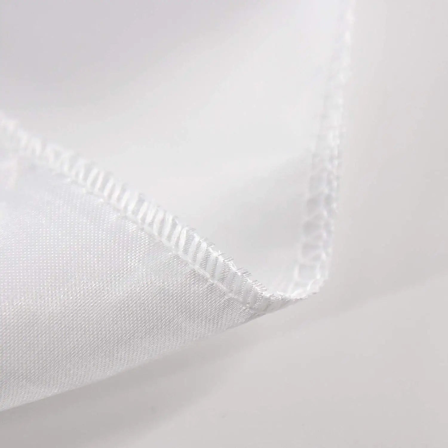 White Round/Rectangle Satin Tablecloth  