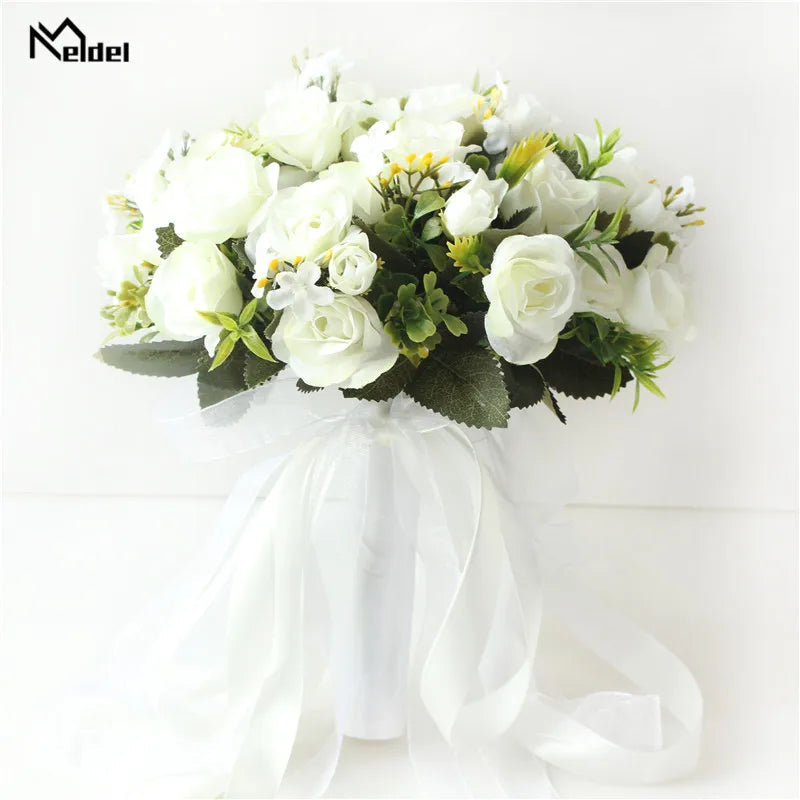 Handmade Artificial Flower Rose Bouquet  