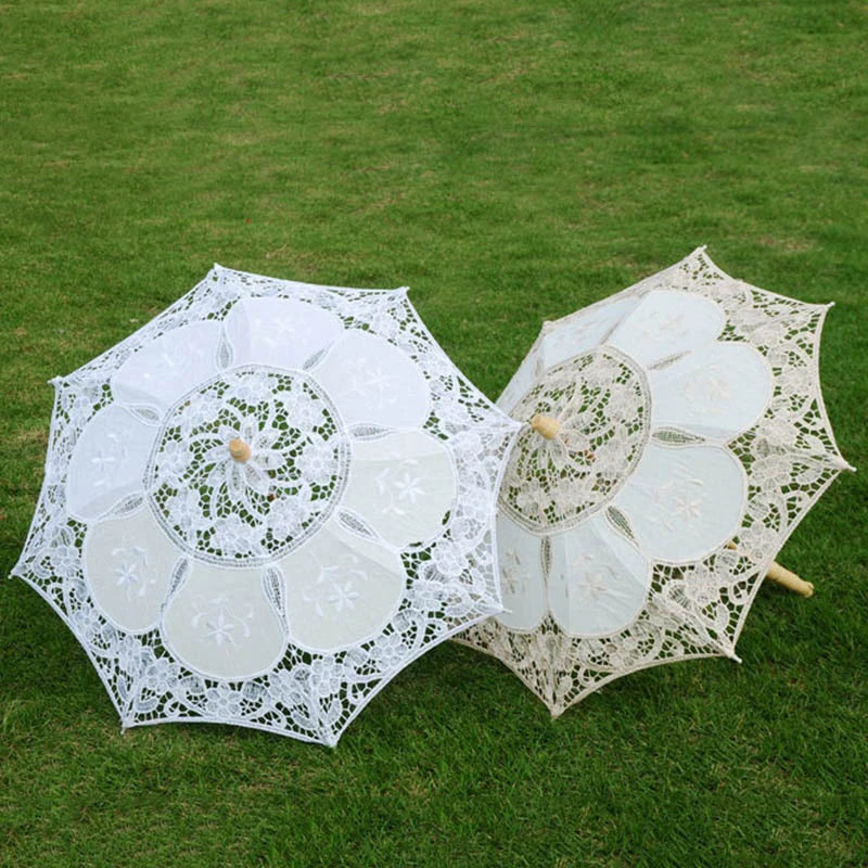 Handmade Lace Sunny Umbrella Process Lace Umbrella  