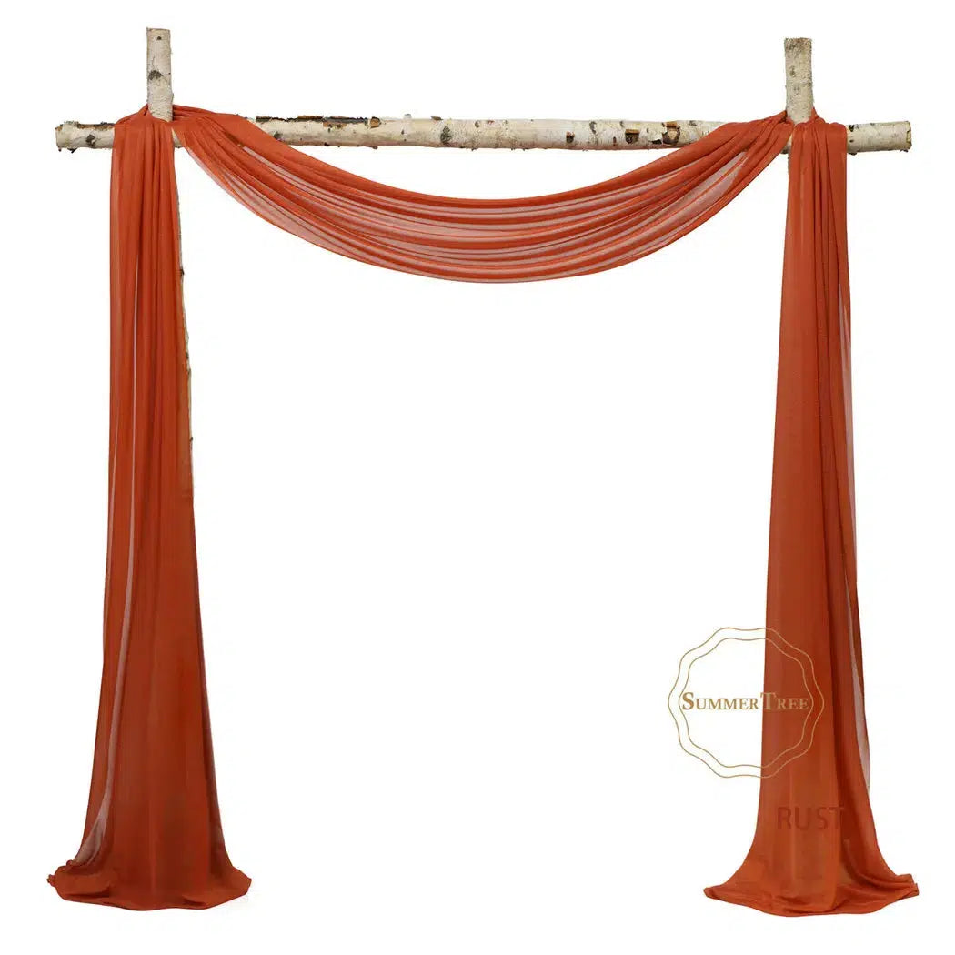 6/10 Meters Wedding Arch Fabric Curtain Draping Backdrop  